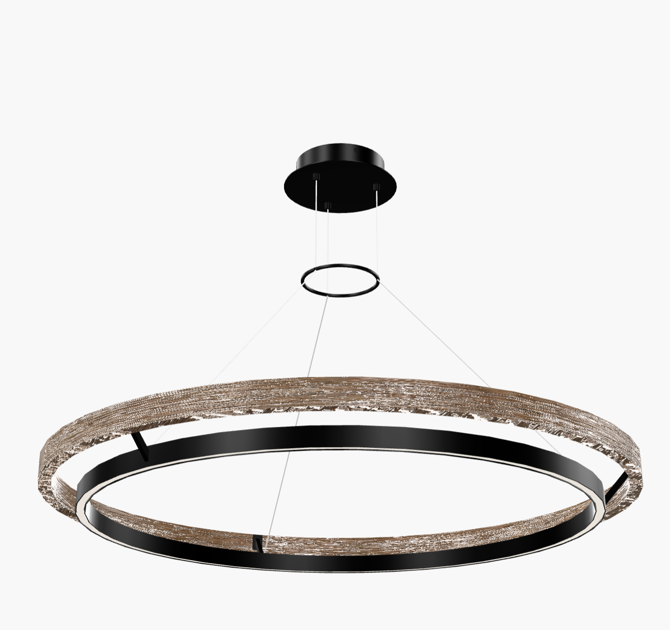 Grace 48-inch Two Ring LED Chandelier by Visual & Comfort & Co
