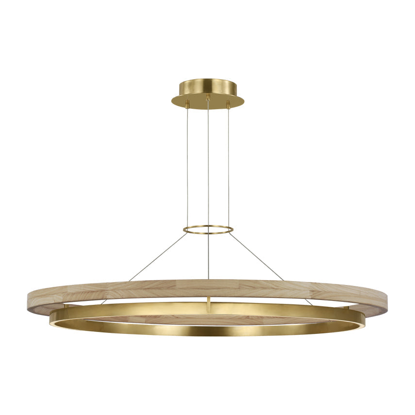 Grace 48-inch Two Ring LED Chandelier by Visual & Comfort & Co