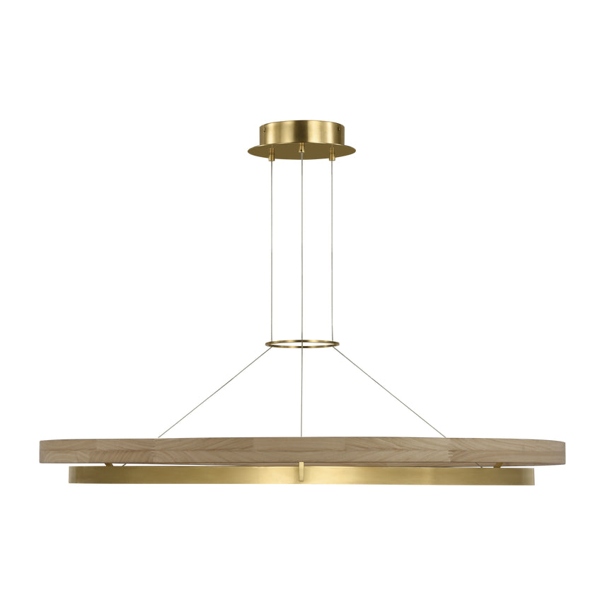 Grace 48-inch Two Ring LED Chandelier by Visual & Comfort & Co