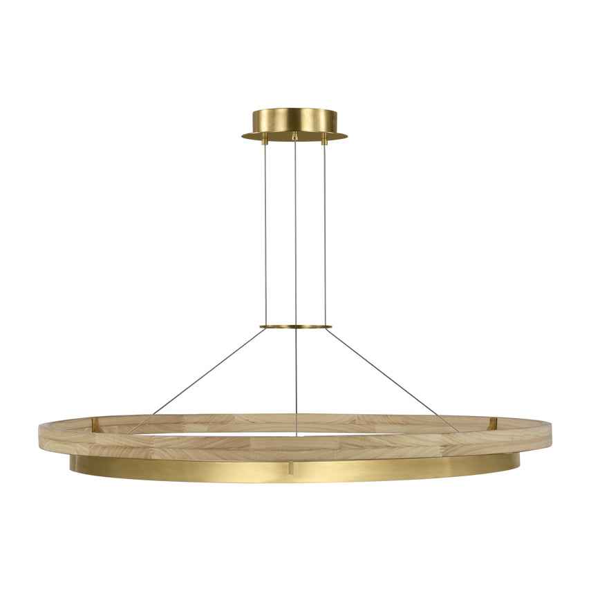 Grace 48-inch Two Ring LED Chandelier by Visual & Comfort & Co