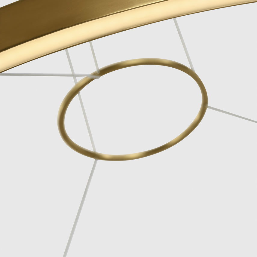 Grace 48-inch Two Ring LED Chandelier by Visual & Comfort & Co