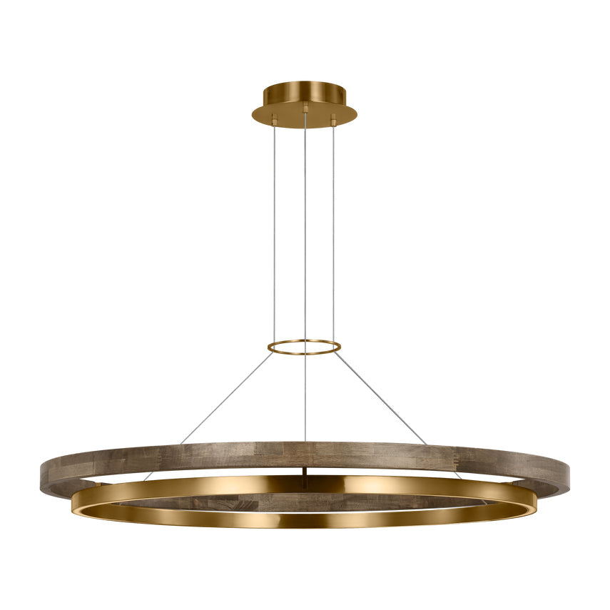Grace 48-inch Two Ring LED Chandelier by Visual & Comfort & Co
