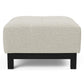 Deluxe Excess Ottoman With Black Wood Legs 95-748251 Innovation Living USA