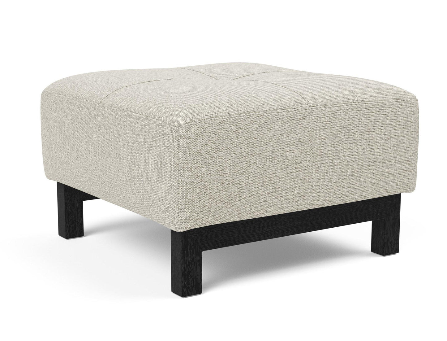 Deluxe Excess Ottoman With Black Wood Legs 95-748251 Innovation Living USA