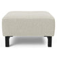 Deluxe Excess Ottoman With Black Wood Legs 95-748251 Innovation Living USA