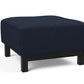 Deluxe Excess Ottoman With Black Wood Legs 95-748251 Innovation Living USA