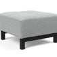 Deluxe Excess Ottoman With Black Wood Legs 95-748251 Innovation Living USA