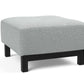 Deluxe Excess Ottoman With Black Wood Legs 95-748251 Innovation Living USA