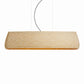 Handcrafted Recycled Cardboard Linear Led Pendant Light By Graypants