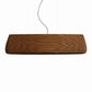 Handcrafted Recycled Cardboard Linear Led Pendant Light By Graypants