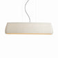 Handcrafted Recycled Cardboard Linear Led Pendant Light By Graypants