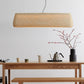 Handcrafted Recycled Cardboard Linear Led Pendant Light By Graypants