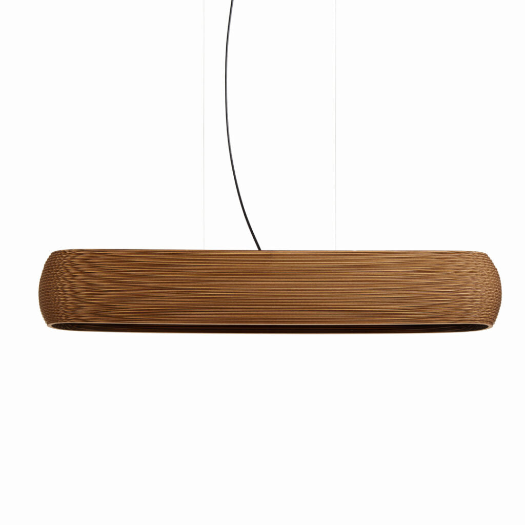 Oliv Recycled Cardboard Pendant By Graypants