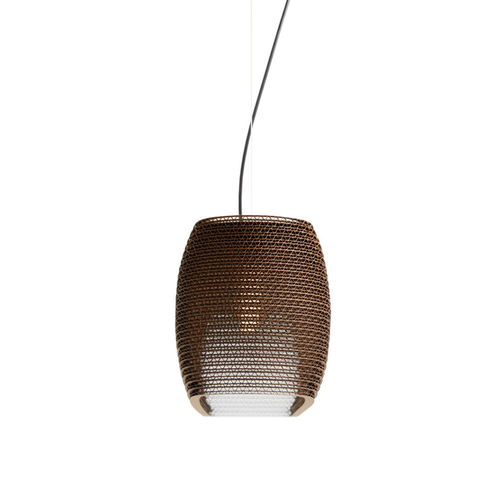 Oliv Recycled Cardboard Pendant By Graypants