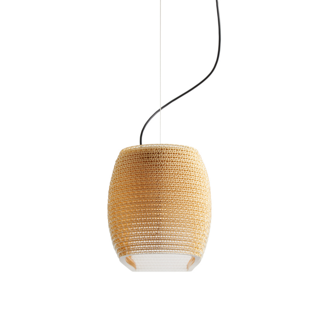 Oliv Recycled Cardboard Pendant By Graypants