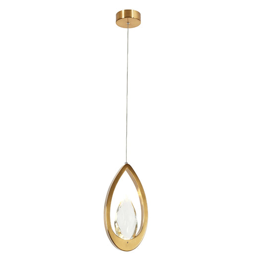 Grouse Modern Brass LED Pendant Li Ght Ha05086 - LNC Home