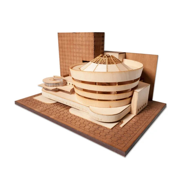 Little Building Co. Solomon R. Guggenheim Museum – wooden model kit, photo 19