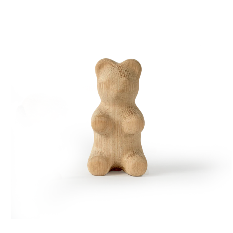 Boyhood Gummy Bear wooden figure in oak, Small (image 1)