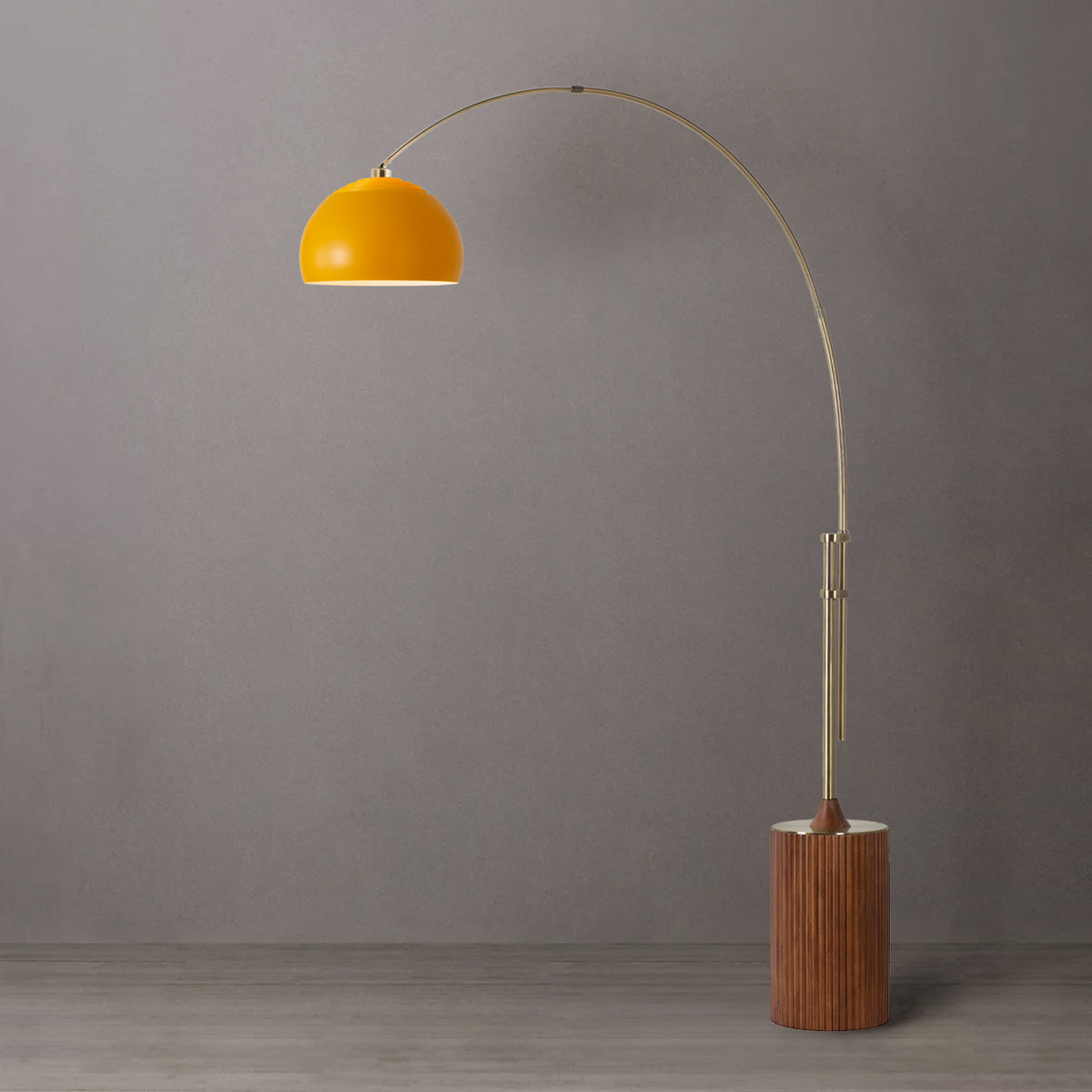 Tambo Half Dome Adjustable Arc Lamp by Nova of California – view 3