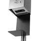 Luxe Floor Stand Touchless Hand Sanitizer Dispenser 54 Satin Nickel Powermist 7020545Sn by Nova California