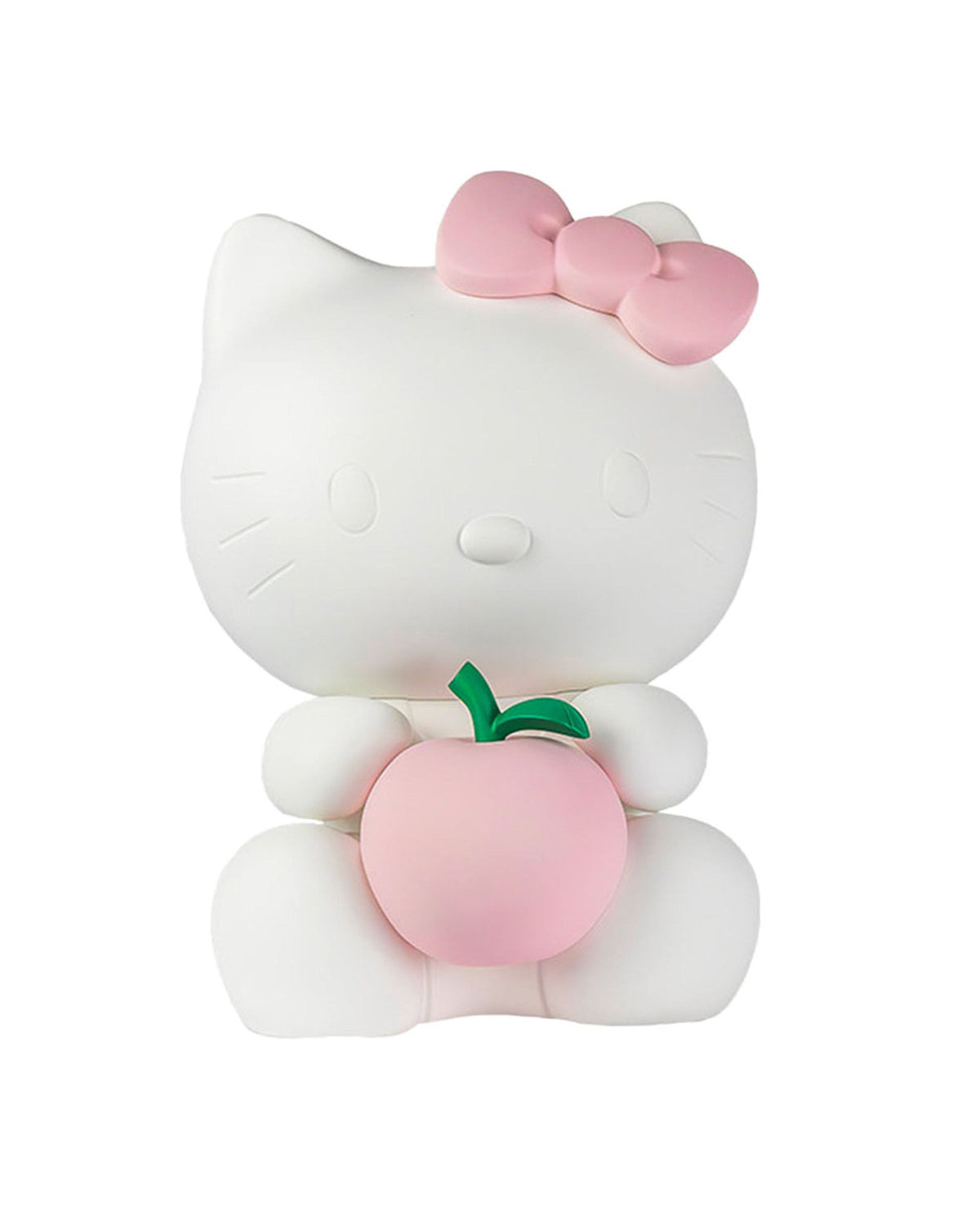 Leblon Delienne Hello Kitty Apple sculpture in Matt White & Pastel Pink, 10 inch – view 2