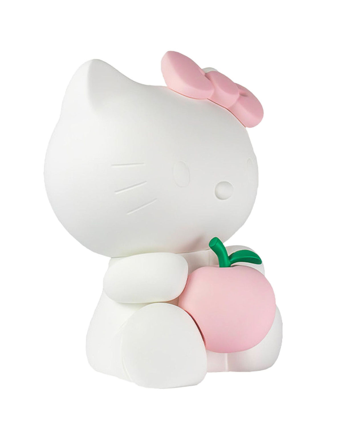 Leblon Delienne Hello Kitty Apple sculpture in Matt White & Pastel Pink, 10 inch – view 4