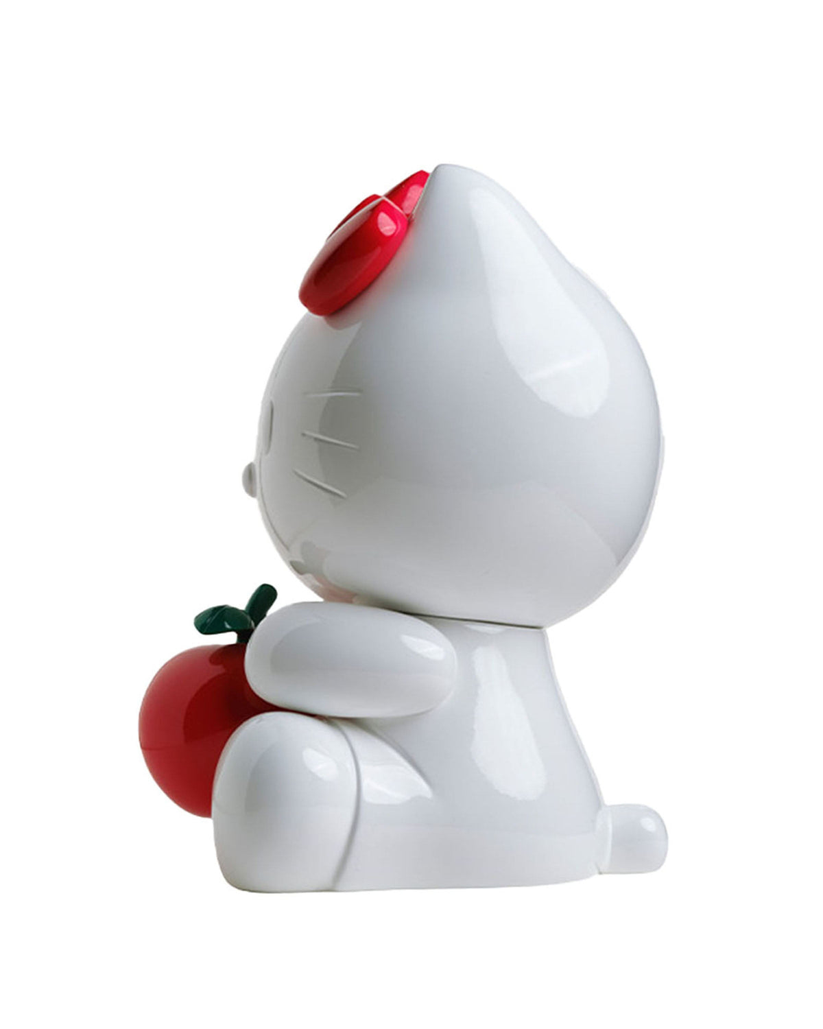 Leblon Delienne Hello Kitty Apple sculpture in White & Red, 10 inch