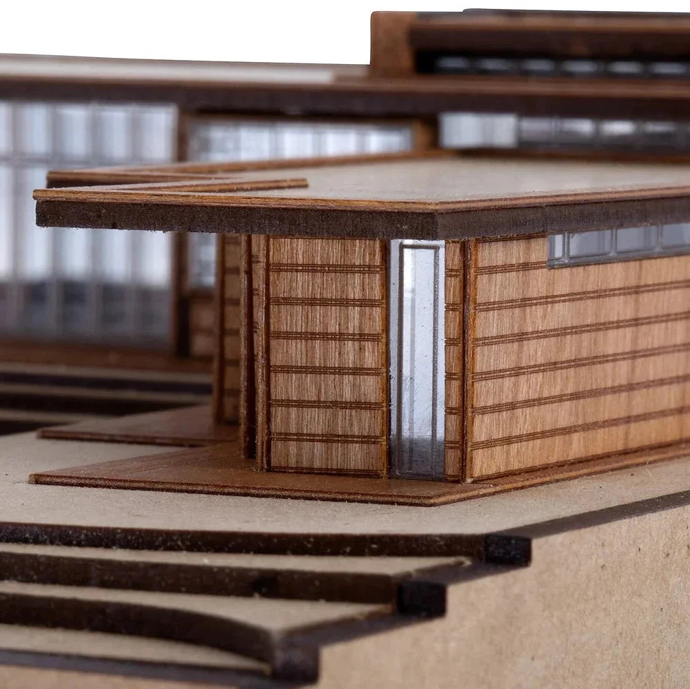 Little Building Co. Herbert and Katherine Jacobs House – wooden model kit, photo 15