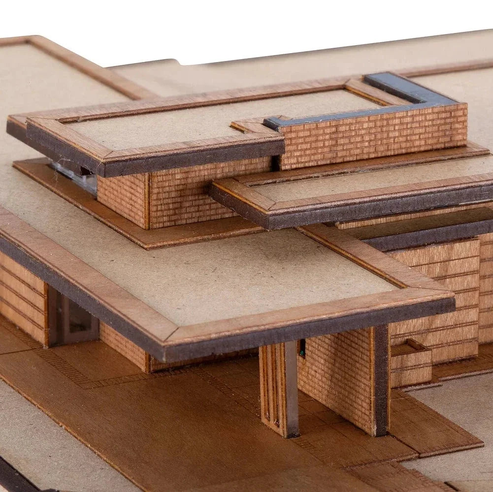Little Building Co. Herbert and Katherine Jacobs House – wooden model kit, photo 13
