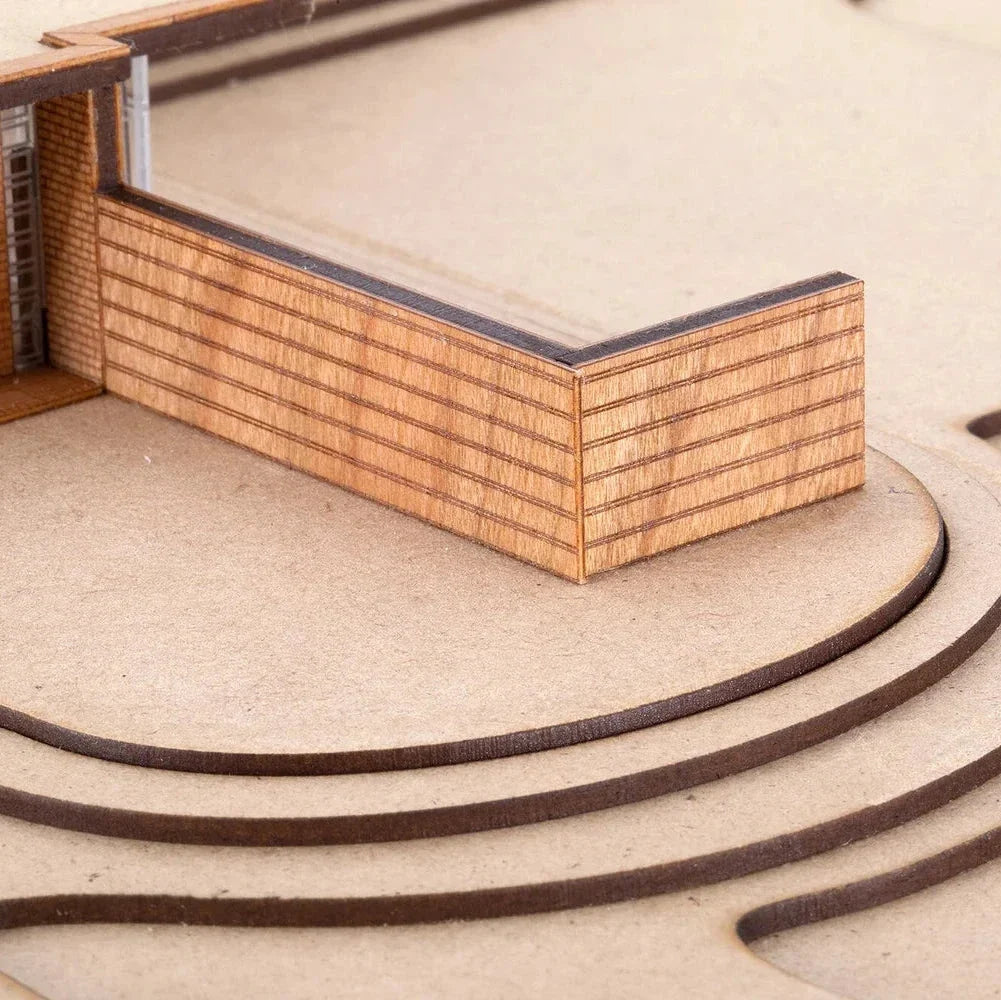 Little Building Co. Herbert and Katherine Jacobs House – wooden model kit, photo 12