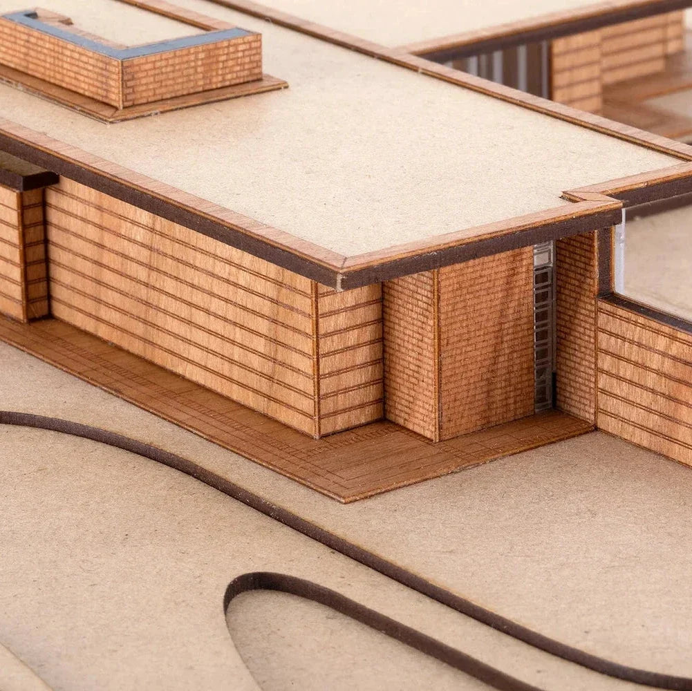 Little Building Co. Herbert and Katherine Jacobs House – wooden model kit, photo 11