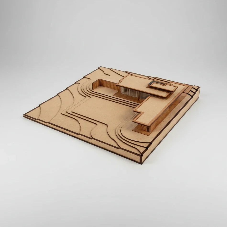 Little Building Co. Herbert and Katherine Jacobs House – wooden model kit, photo 5