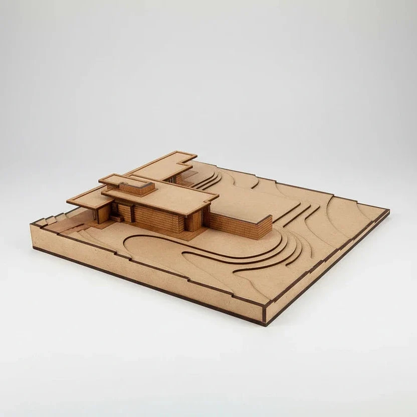 Little Building Co. Herbert and Katherine Jacobs House – wooden model kit, photo 6
