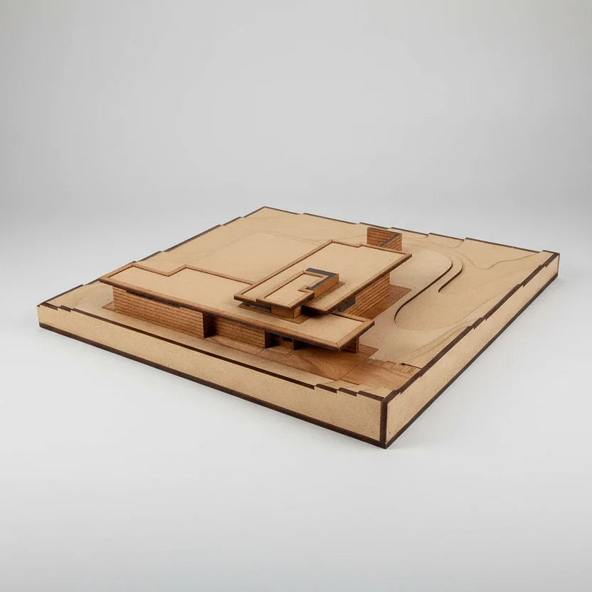 Little Building Co. Herbert and Katherine Jacobs House – wooden model kit, photo 3