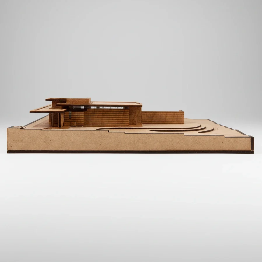 Little Building Co. Herbert and Katherine Jacobs House – wooden model kit, photo 9