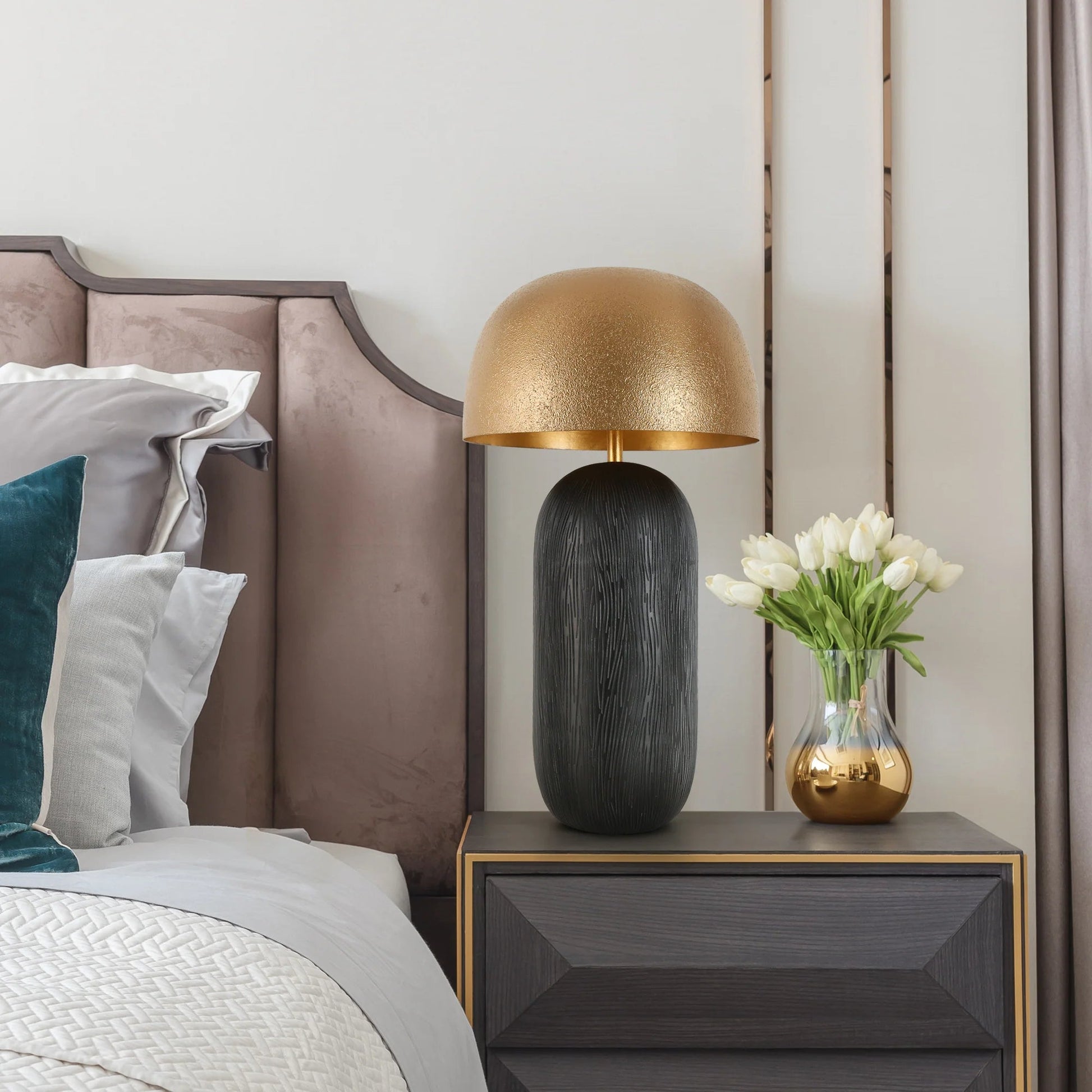 Vintage Gold Black Table Lamp Ha05027 - LNC Home