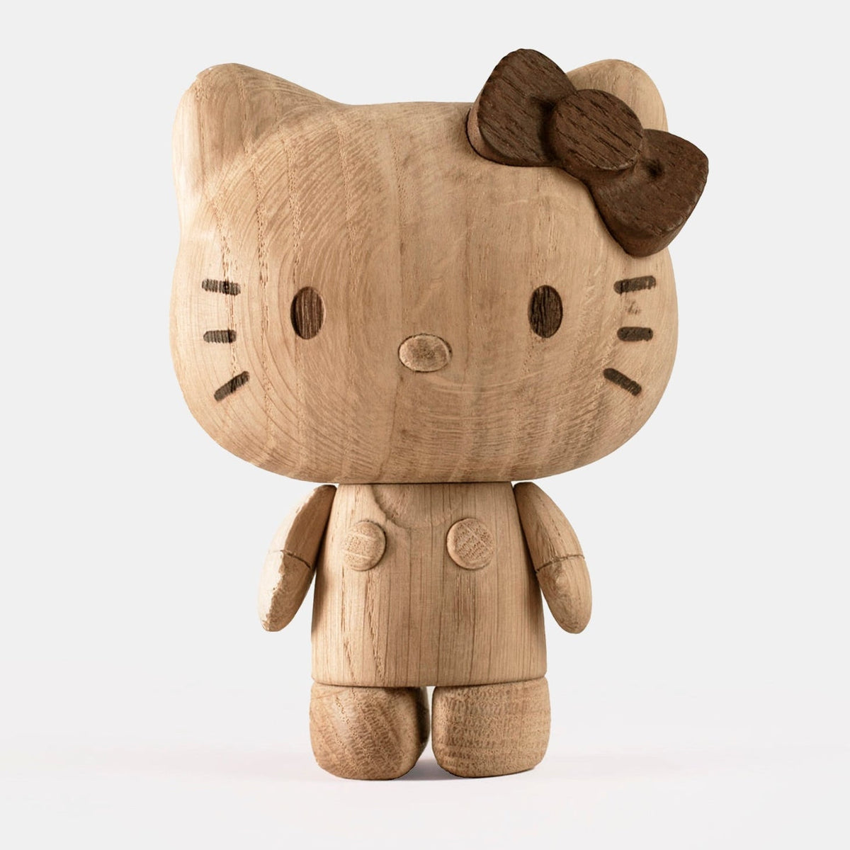 Boyhood Hello Kitty wooden figure in oak, Large (image 2)