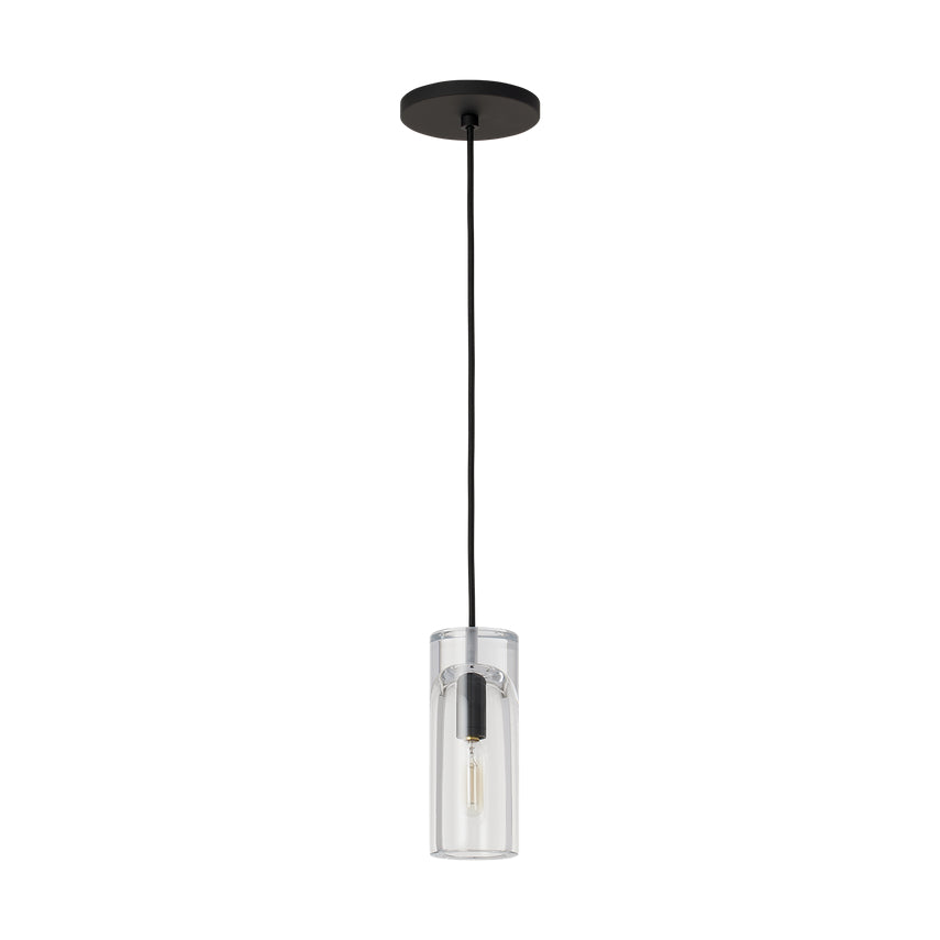 Horizon Clear Glass Hanging Light Hand Blown Pendant by Visual & Comfort & Co
