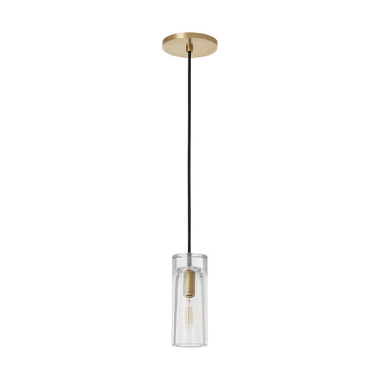 Horizon Clear Glass Hanging Light Hand Blown Pendant by Visual & Comfort & Co