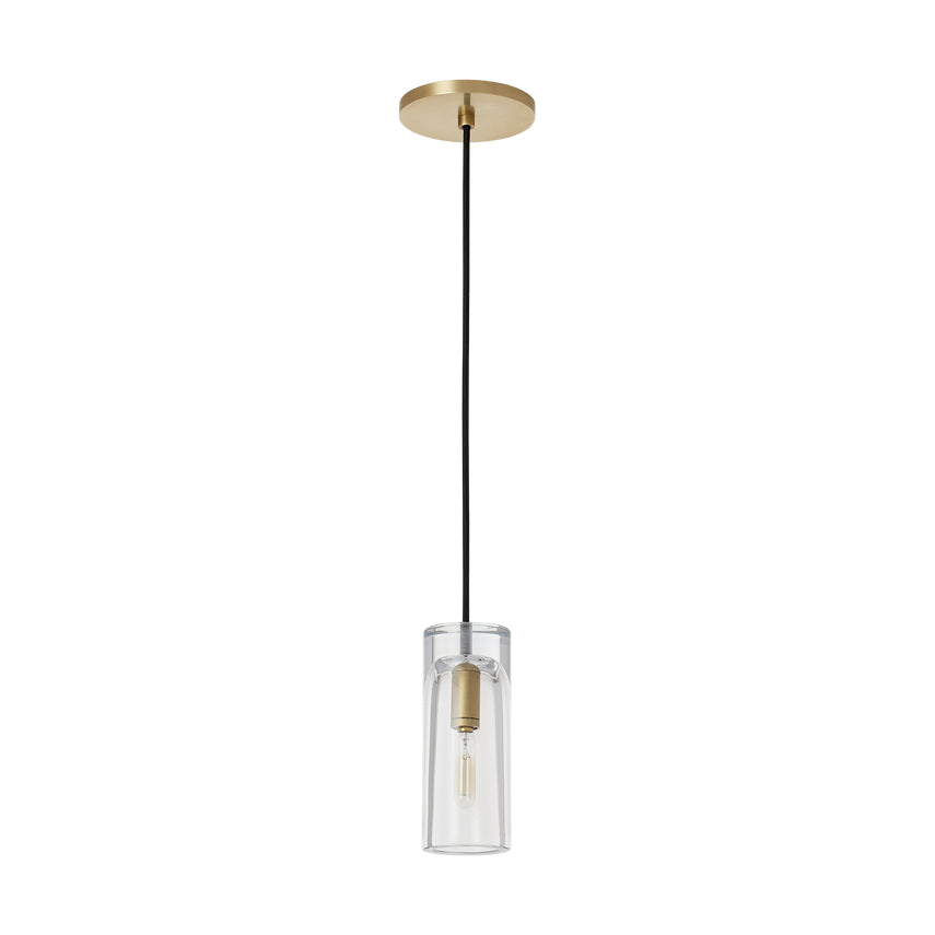 Horizon Clear Glass Hanging Light Hand Blown Pendant by Visual & Comfort & Co
