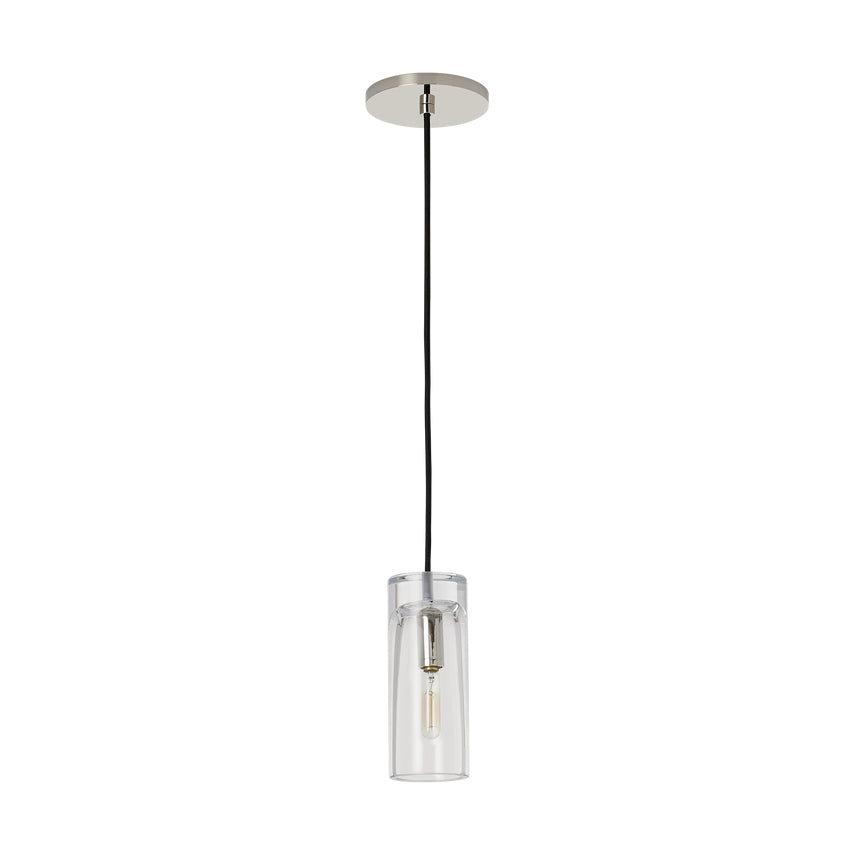Horizon Clear Glass Hanging Light Hand Blown Pendant by Visual & Comfort & Co