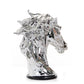 SZ0002 Modern Silver Horse Head Sculpture