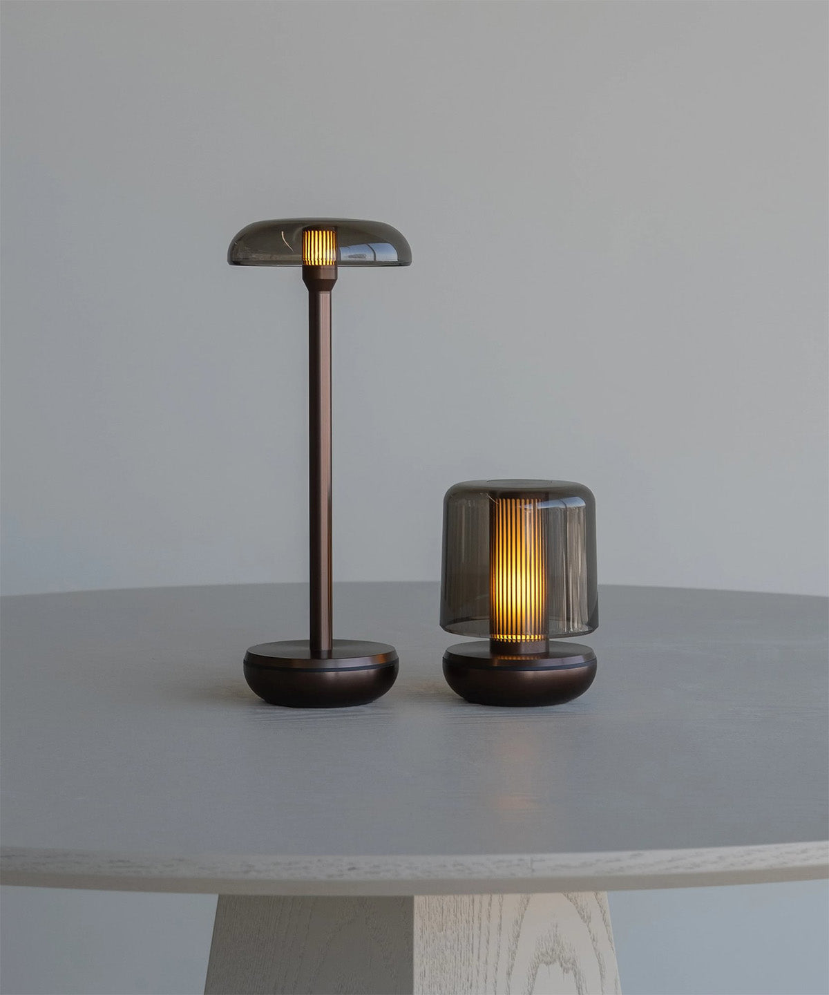 Humble Firefly V2 Cordless Table Lamp by Humble, Bronze with Smoked Shade (image 20)