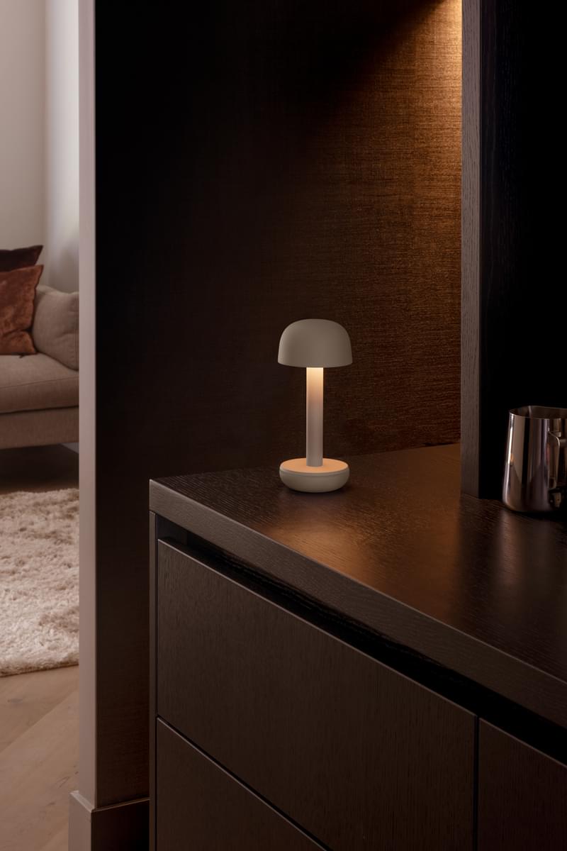 Humble Two Cordless Table Lamp by Humble, Beige (image 26)