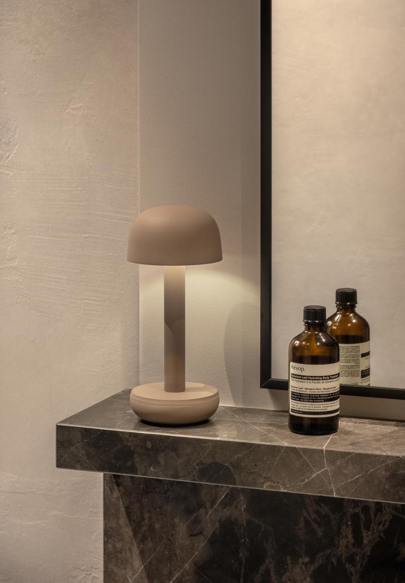 Humble Two Cordless Table Lamp by Humble, Beige (image 25)