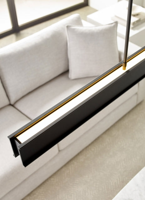 I Beam 72-inch Linear LED Suspension Light by Visual & Comfort & Co