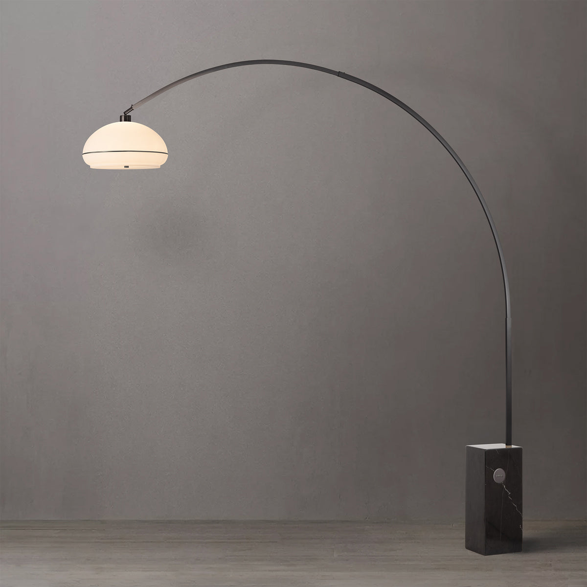 Iconic 92"H Arc Lamp by Nova of California – view 4
