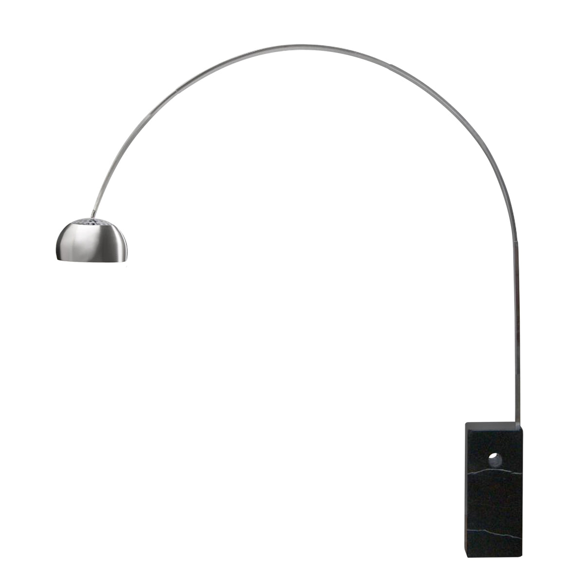 Iconic 95" Arched Arc Lamp by Nova of California, Black – view 2