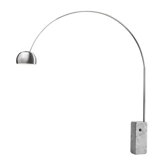 Iconic 95" Arched Arc Lamp by Nova of California, White – view 1