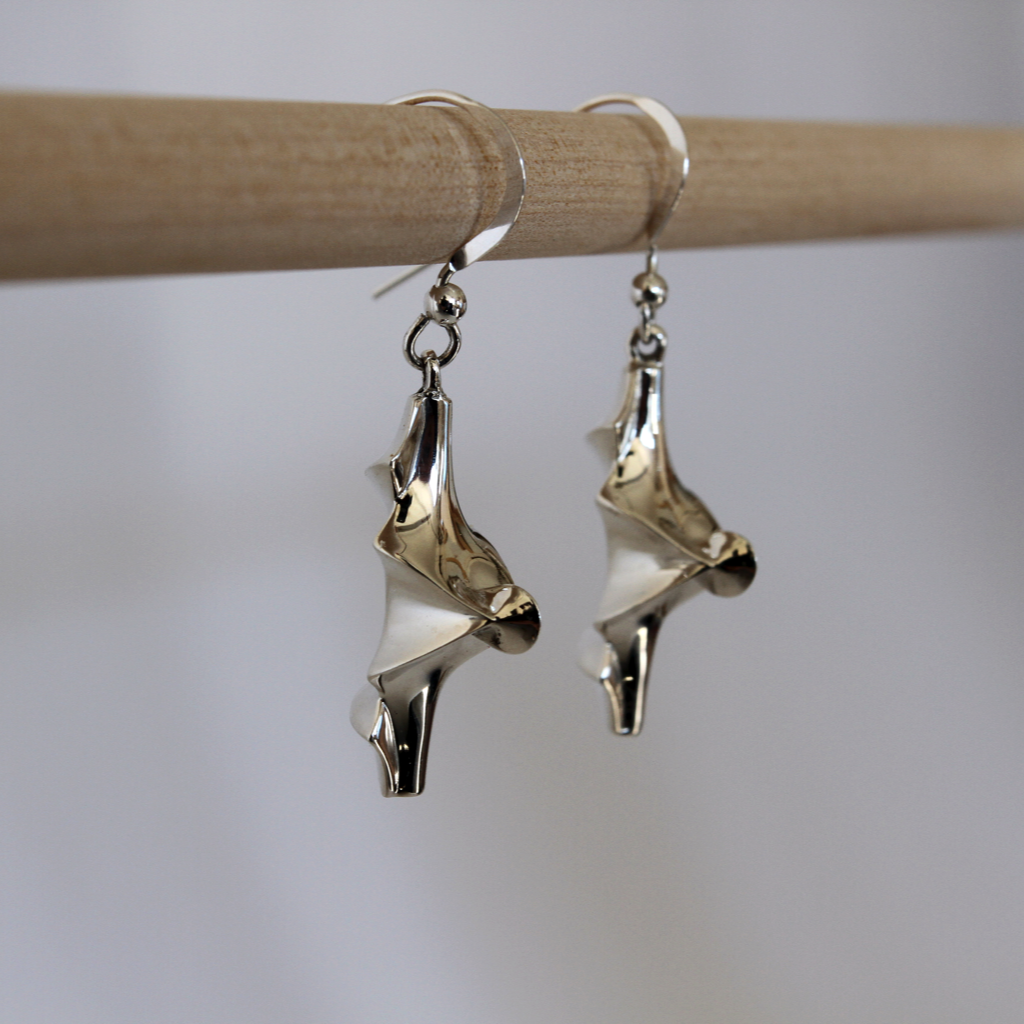 Design Classics Kuen Surface earrings sterling silver earrings, photo 1